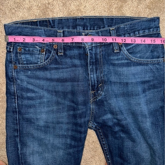 Levi’s Men’s 513 Slim Straight Jeans Size 30x32 - Picture 10 of 13
